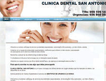 Tablet Screenshot of clinica-sanantonio.com